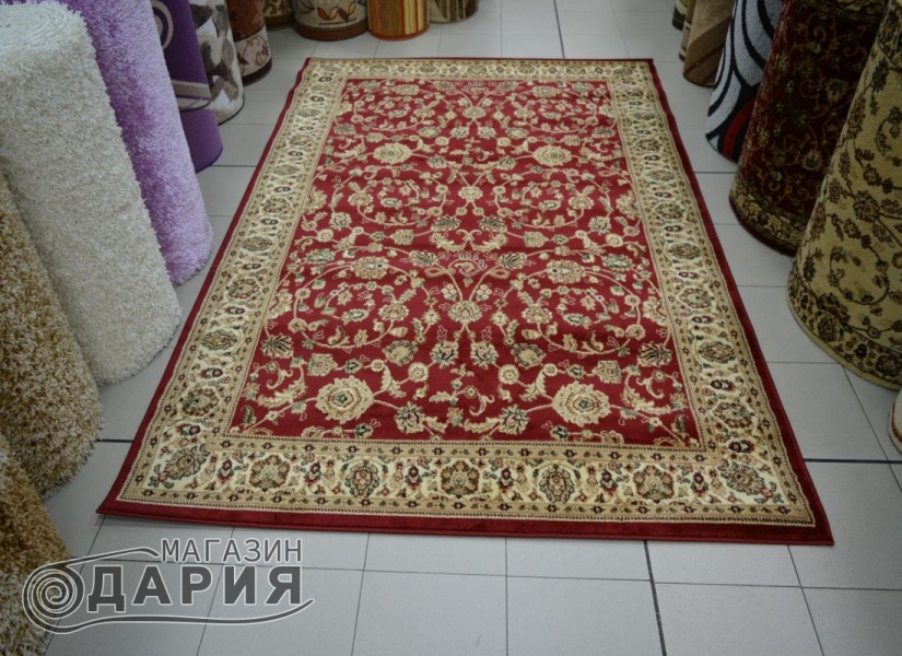Тъкан персийски килим Blue stones 2723_red